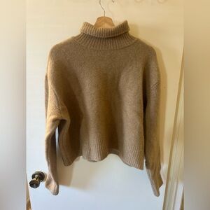 Zara Classic Brown Turtleneck Sweater